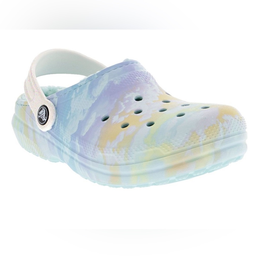 Pastel Clouds Crocs-toddler 9c